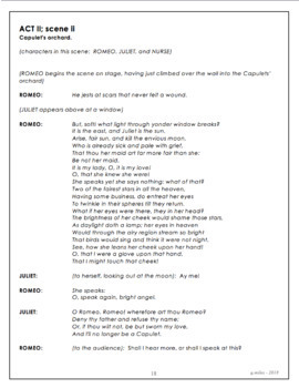 romeo and juliet short script for school play