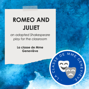 Preview of ROMEO AND JULIET - elementary or middle school script