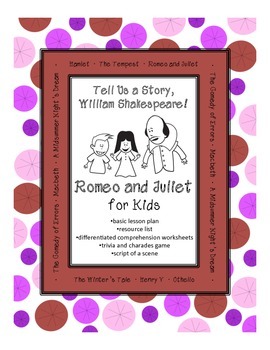 Preview of Shakespeare's Romeo and Juliet for Kids