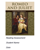 Romeo and Juliet reading assessment