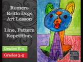 Romero Britto Dogs - Art History Lesson, 3 day Art Lesson