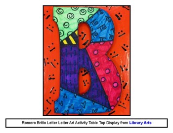 Details about   ROMERO BRITTO LETTER EACH  ALPHABET  ** NEW ** GIFT BOXED ** 