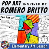 Romero Britto Pop Art Projects - Artist Inspired Art Lesso