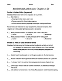 Romiette and Julio Assessment: Ch. 1-20