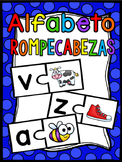 Spanish Alphabet Activities (Letters Sounds Puzzles) Rompe