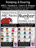 Romping & Roaring ABC, Numbers, Shapes & Colors Bundle