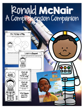 Preview of Ron McNair "Ron's Big Mission" Space History Comprehension Companion