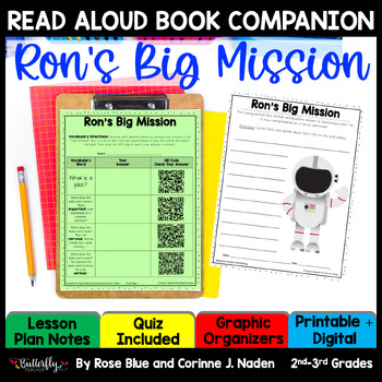 Preview of Black History Month Read Alouds & Activities Ron's Big Mission Book Companion