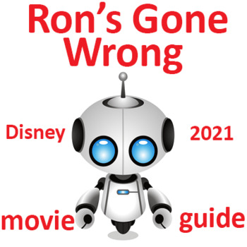 Preview of Ron's Gone Wrong Movie Guide | Questions with ANSWERS | Worksheet (2021)
