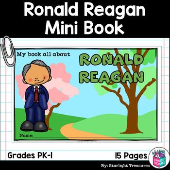 Preview of Ronald Reagan Mini Book for Early Readers: Presidents' Day