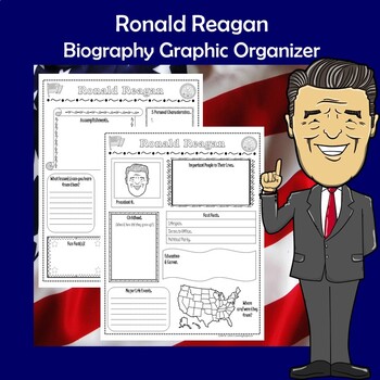 Preview of Ronald Reagan President Biography Research Graphic Organizer