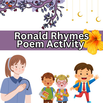 Preview of Ronald Rhymes Poem Activity