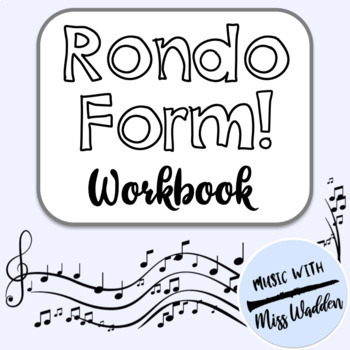 Preview of Rondo Form Music Workbook - Distance Learning