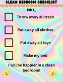 Room Cleaning Checklist Rainbow