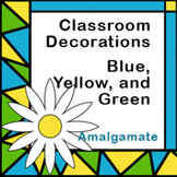 Room Decoration: Blue, Yellow, and Green with Daisies