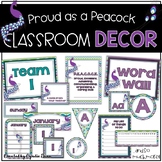 Classroom Decor Peacock