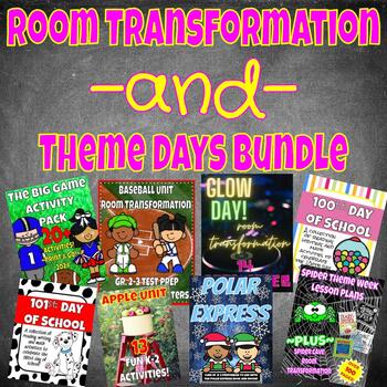 Preview of Room Transformation Bundle | Theme Days for the Primary Classroom