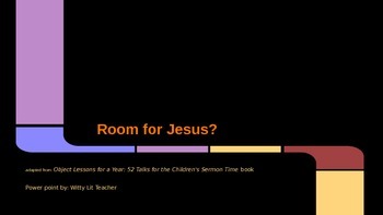 Preview of Room for Jesus?