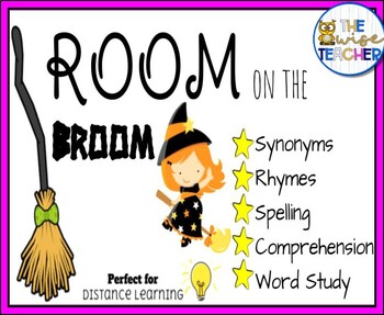 Preview of Room on The Broom (Fall) Halloween Reading Comprehension Morning Work