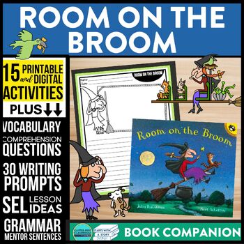 Preview of ROOM ON THE BROOM activities READING COMPREHENSION - Book Companion read aloud