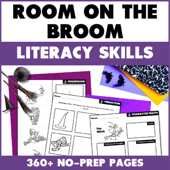 Preview of Room on the Broom Activities - Reading Comprehension & Literacy Skills Activity