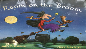 Preview of Room on the Broom Adapted Story ppt