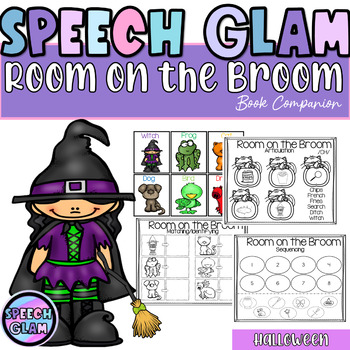 Preview of Room on the Broom Book Companion (Boom Cards included)