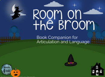 Preview of Room on the Broom: Book Companion for Articulation & Language-2 Levels! NO PREP!