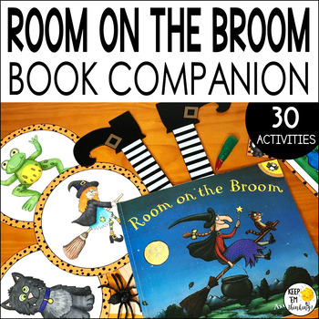 Preview of Room on the Broom Halloween Read Aloud Book Companion Sequencing Activities