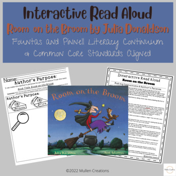 Preview of Room on the Broom | Interactive Read Aloud | Reading Comprehension Lesson Plans
