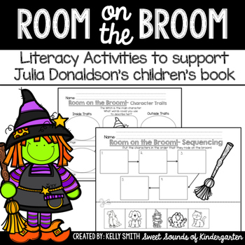 Preview of Room on the Broom! Literacy Activities