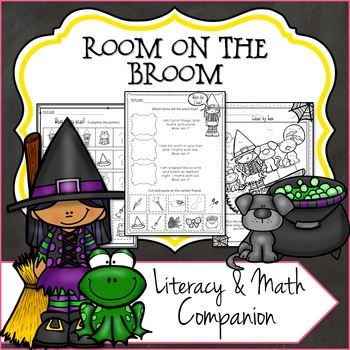 Preview of Room on the Broom Inspired Literary and Math Companion