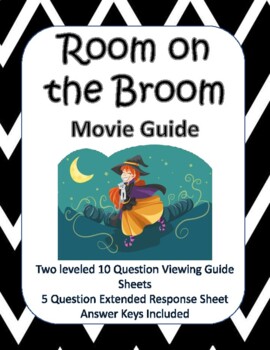 Preview of Room on the Broom Movie Guides - Differentiated bundle