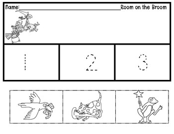 Room on the Broom Sequence Activity by Kindergarten Maestra | TpT