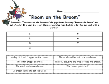 Preview of Room on the Broom Sequencing