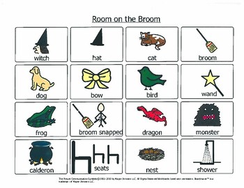Room On The Broom Sequencing Book With Visuals