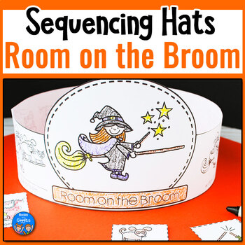 Preview of Room on the Broom Sequencing Hats