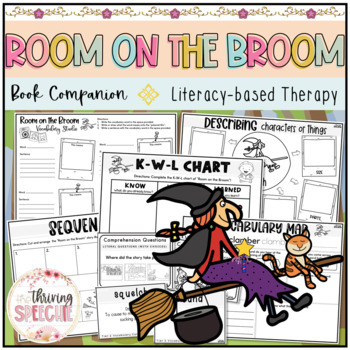 Preview of Room on the Broom Speech and Language Therapy Book Companion