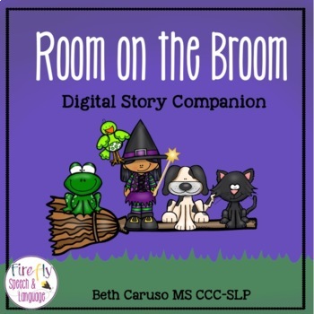 Preview of Room on the Broom Story Companion - Boom Cards