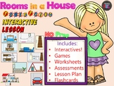 Rooms in a House - NO PREP Power Point Interactive Lesson 