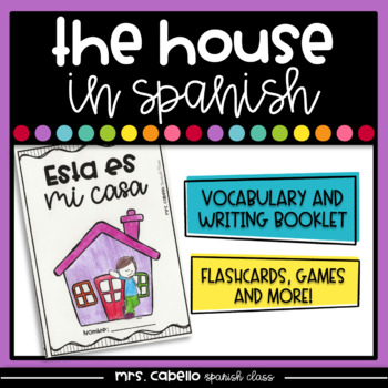 Preview of Rooms of the House in Spanish Booklet - Partes de la Casa