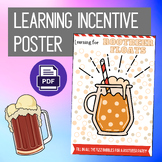 Root Beer Incentive Reward Chart Poster - Not Program Spec