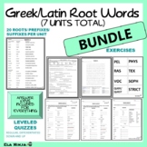 Root Word Bundle for Middle School and High School-7 weeks