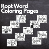 Root Word Coloring Pages