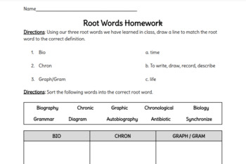 root word for homework