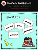 Root Word Investigations: Geo Words