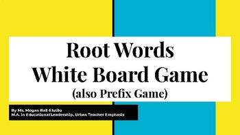 Preview of Root Word Lesson Plan: Powerpoint game