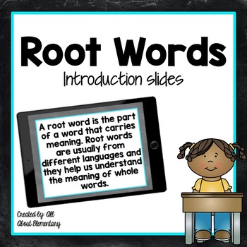 Preview of Root Word Introduction Slides