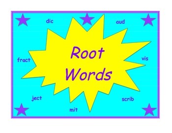 Preview of Root Word Practice Packet
