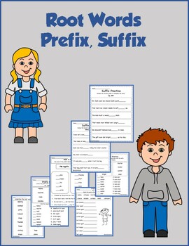 Preview of Root Word, Prefix, Suffix Practice